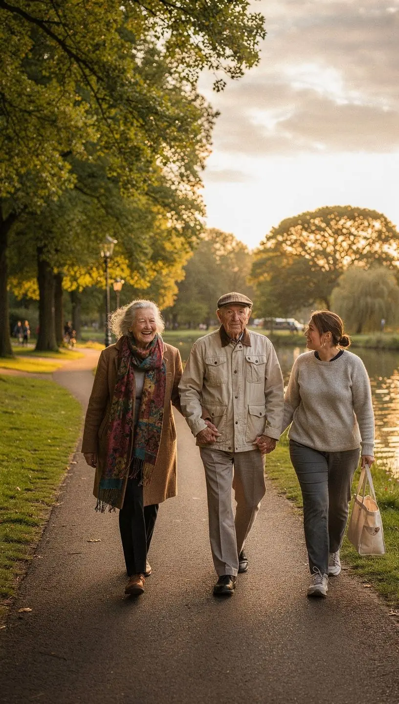 Een zorgprofessional die medicijnen aan een oudere man geeft in een rustige omgeving.